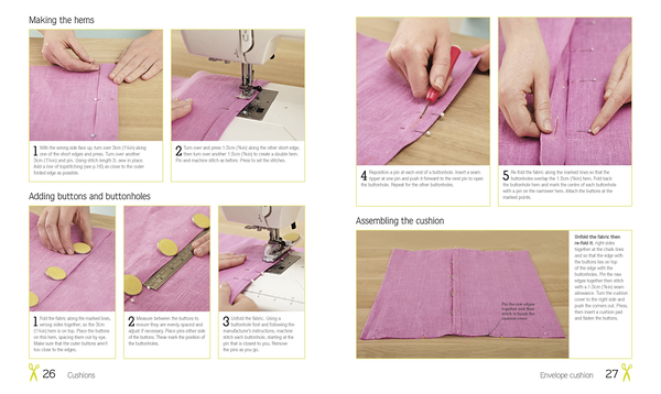 Паперова книга «Cushions, Curtains and Blinds Step by Step. 25 Soft-Furnishing Projects for the Home» - фото №1