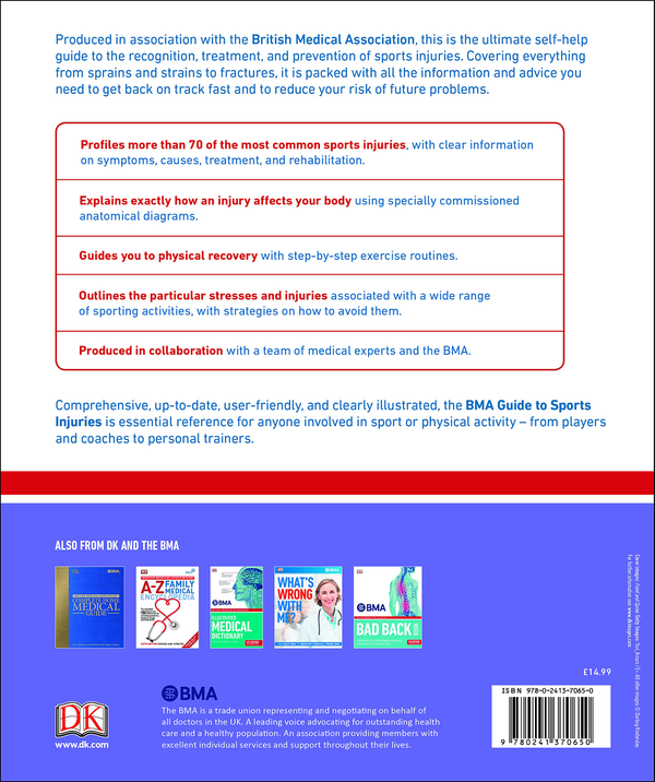 Бумажная книга «BMA Guide to Sports Injuries» - фото №1