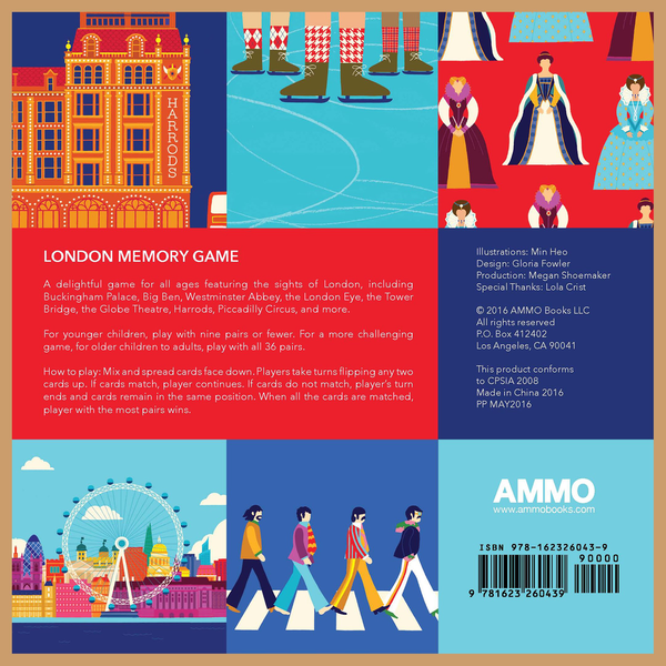 Бумажная книга «London Memory Game», автор Мин Хо - фото №1