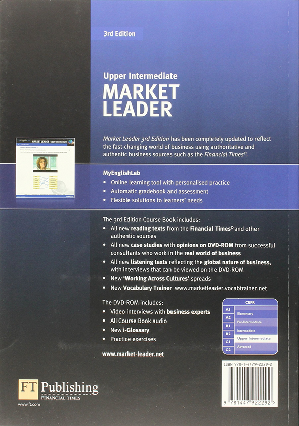 [object Object] «Market Leader 3rd Edition. Upper Intermediate. Coursebook with DVD-ROM and MyLab Access Code Pack», авторів Девід Коттон, Саймон Кент, Девід Фалви - фото №2 - мініатюра