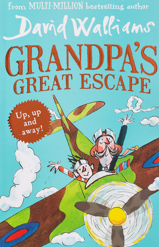 Паперова книга «Grandpa's Great Escape», автор Девід Вольямс - фото №1
