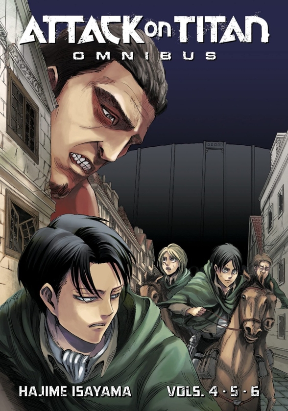 Бумажная книга «Attack on Titan Omnibus 2 (Vol. 4-6)», автор Хадзимэ Исаяма - фото №1
