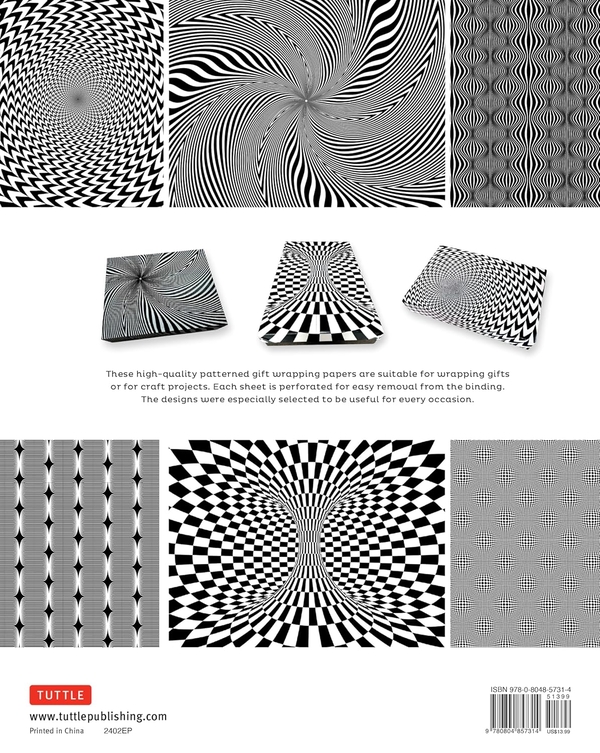 [object Object] «Matrix Patterns Gift Wrapping Papers - 12 sheets: 18 x 24 inch (45 x 61 cm) » - фото №2 - мініатюра
