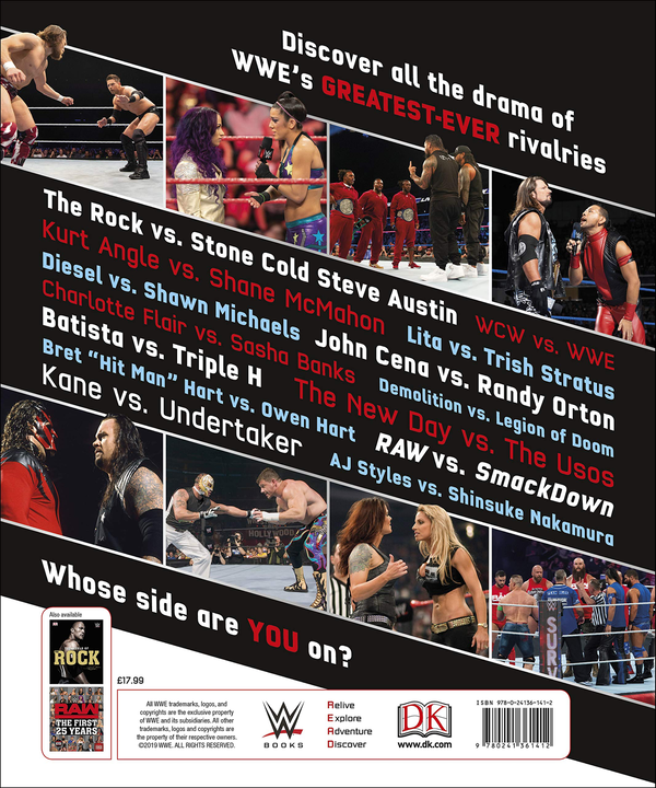 Бумажная книга «WWE Greatest Rivalries», автор Джейк Блэк - фото №1