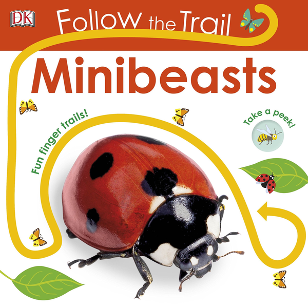 Бумажная книга «Minibeasts. Take a Peek! Fun Finger Trails!» - фото №1