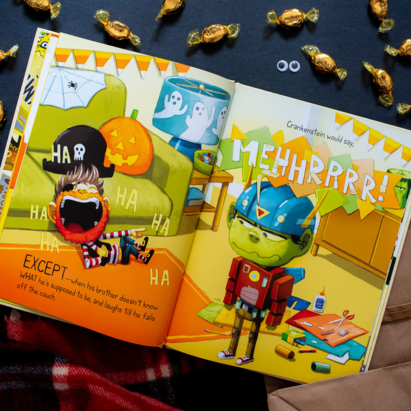 Паперова книга «Trick or Treat, Crankenstein», автор Саманта Бергер - фото №1