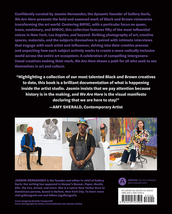 Бумажная книга «We Are Here. Visionaries of Color Transforming the Art World», автор Жасмин Эрнандес - фото №1