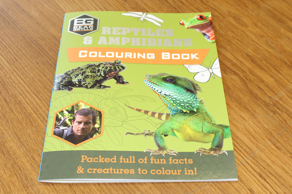 Бумажная книга «Bear Grylls Colouring Books: Reptiles», автор Беар Гриллс - фото №1