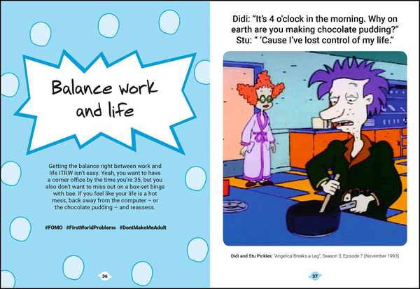 Бумажная книга «Nickelodeon Rugrats Guide To Adulting», автор Рейчел Бозек - фото №1