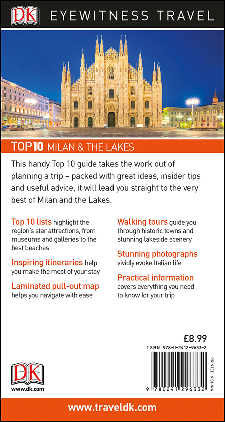 Паперова книга «Milan and the Lakes» - фото №1