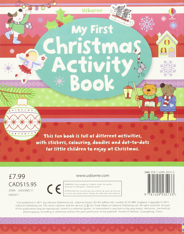 [object Object] «My First Christmas Activity Book», автор Сэм Тэплин - фото №2 - миниатюра