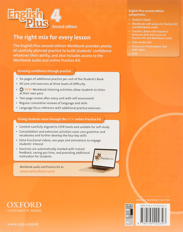 [object Object] «English Plus Level 4 . Workbook with access to Practice Kit», автор Джанет Харди-Гулд - фото №2 - миниатюра