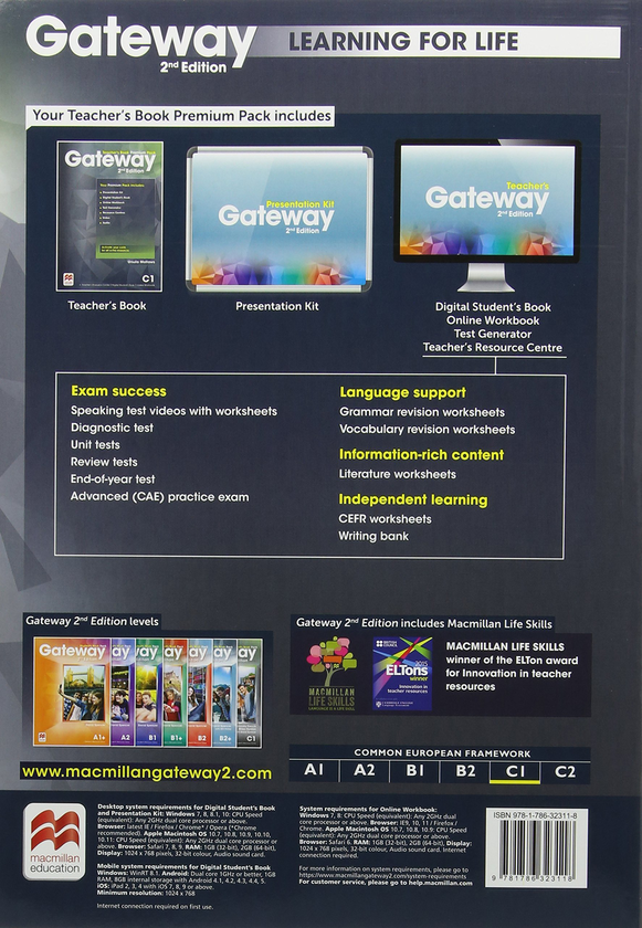 Паперова книга «Gateway C1 Teacher's Book Premium Pack», автор Урсула Меллоуз - фото №1