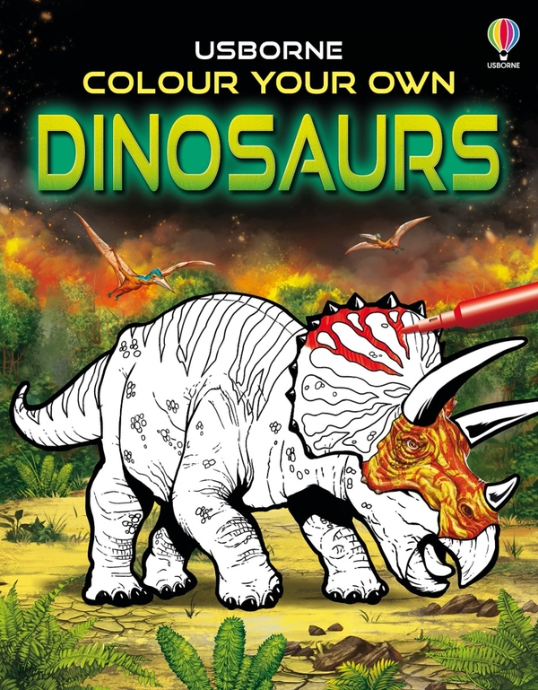 Бумажная книга «Colour Your Own Dinosaurs», автор Сэм Смит - фото №1