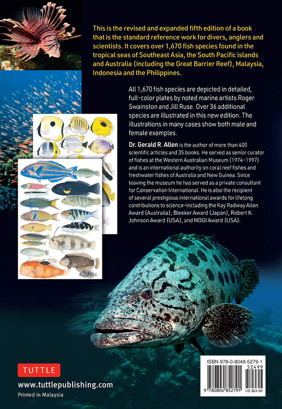 Бумажная книга «Field Guide To The Tropical Reef Fishes of the Indo-Pacific », автор Джеральд Р. Аллен - фото №1