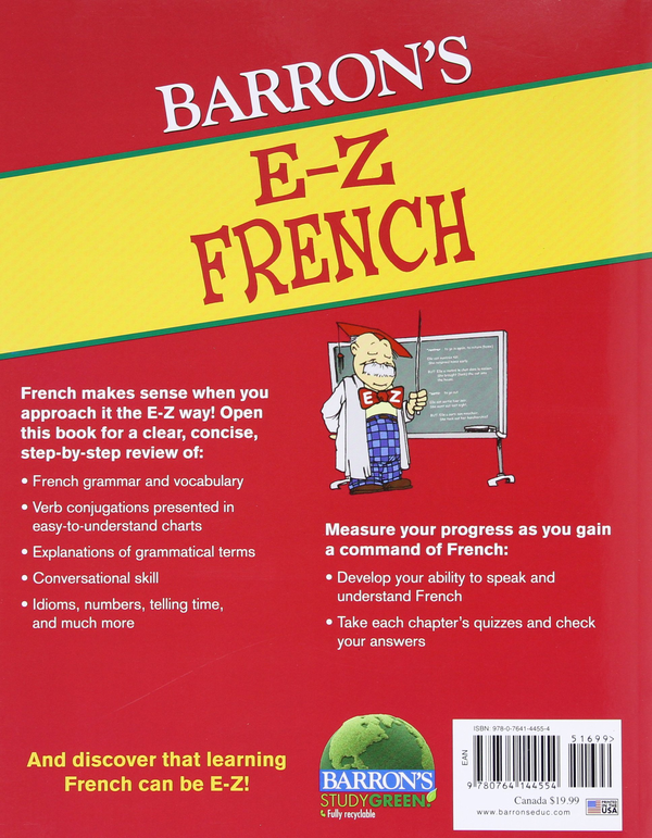 Паперова книга « E-Z French», автор Крістофер Кендріс - фото №1