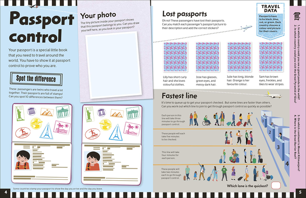 Бумажная книга «At the Airport Activity Book. Includes more than 300 Stickers» - фото №1