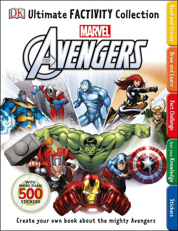 Бумажная книга «Marvel the Avengers Ultimate Factivity Collection with 500 stickers» - фото №1