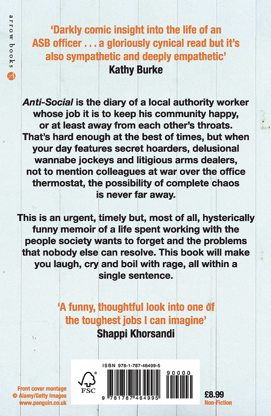 Бумажная книга «Anti-Social. The secret diary of an anti-social behaviour officer», автор Ник Петтигрю - фото №1