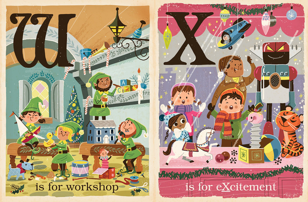 Бумажная книга «S Is for Santa. A Christmas Alphab», автор Грег Папроцки - фото №1