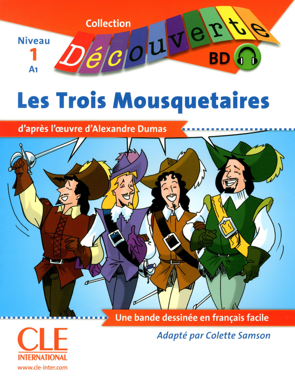 Паперова книга «Les Trois Mousquetaires», автор Колетт Самсон - фото №1