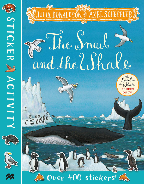 Бумажная книга «The Snail and the Whale Sticker Book», автор Джулия Дональдсон - фото №1