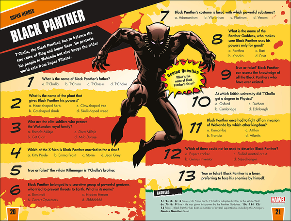 Паперова книга «Marvel Ultimate Fact Book. Become a Marvel Expert!», автор Мелані Скотт - фото №1