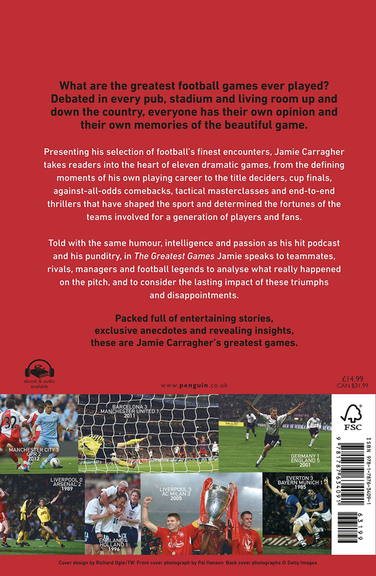 Бумажная книга «The Greatest Games», автор Джейми Каррагер - фото №1