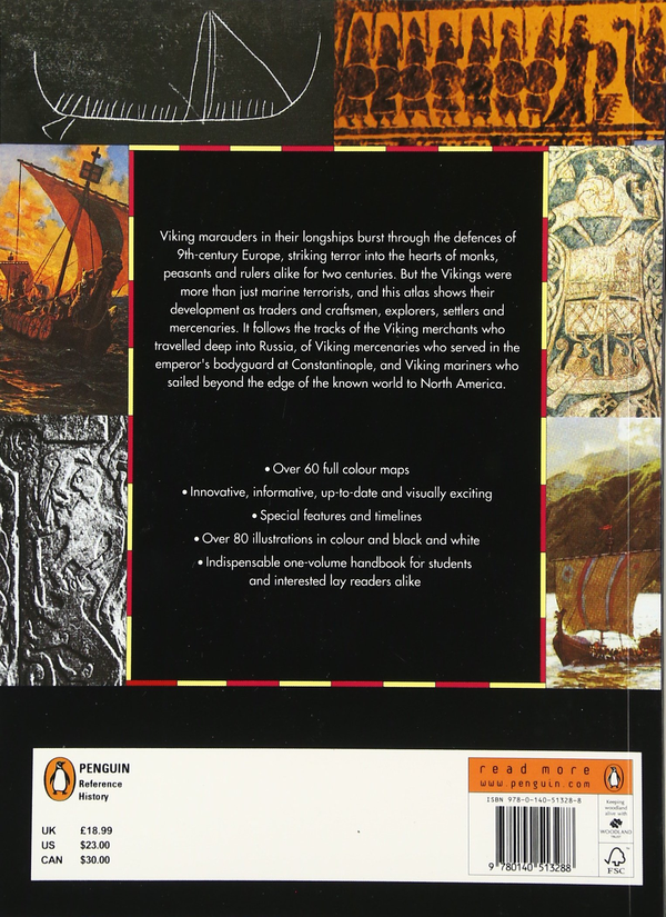 Бумажная книга «The Penguin Historical Atlas of the Vikings», автор Джон Хейвуд - фото №1