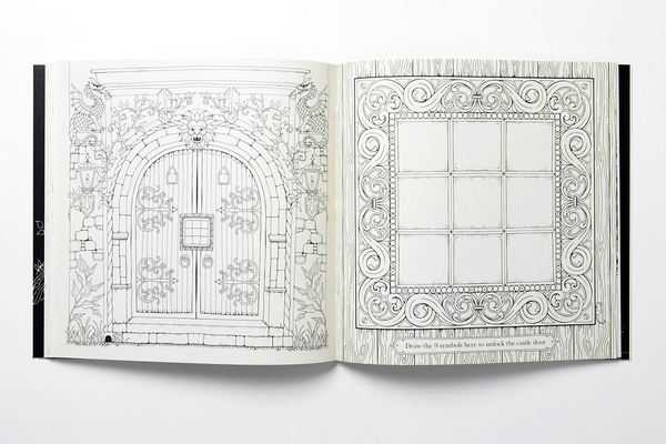 Бумажная книга «Enchanted Forest. An Inky Quest and Colouring Book», автор Джоанна Басфорд - фото №1