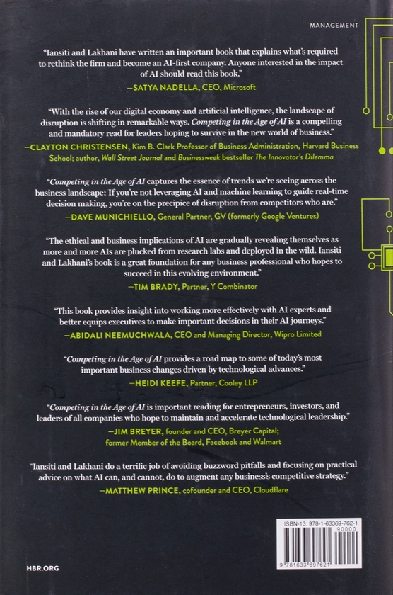 Паперова книга «Competing in the Age of AI. Strategy and Leadership When Algorithms and Networks Run the World», авторів Марко Янсіті, Карім Р. Лахані - фото №1
