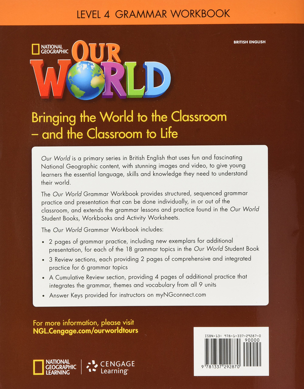 [object Object] «Our World 4 Grammar Workbook», автор Кейт Корі-Райт - фото №2 - мініатюра