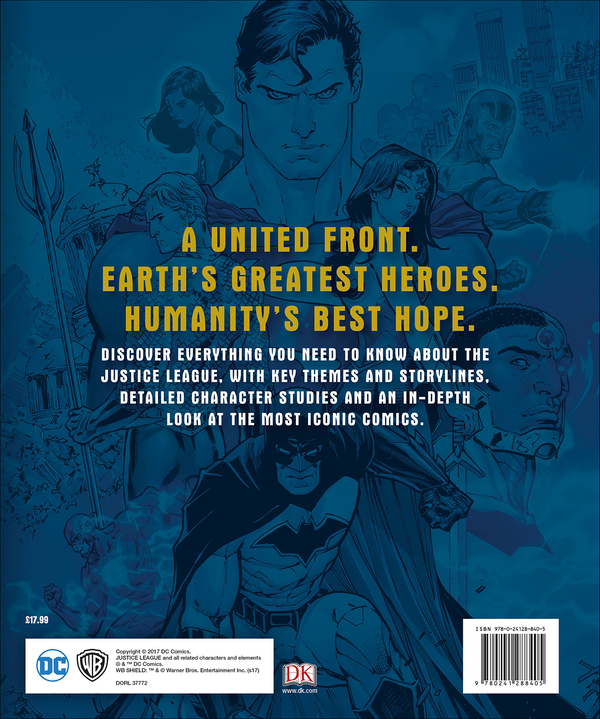 Бумажная книга «DC Comics Justice League The Ultimate Guide», автор Лэндри Уокер - фото №1
