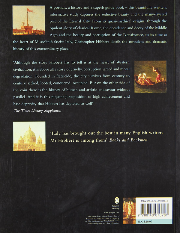 Паперова книга «Rome. The Biography Of A City», автор Крістофер Хібберт - фото №1