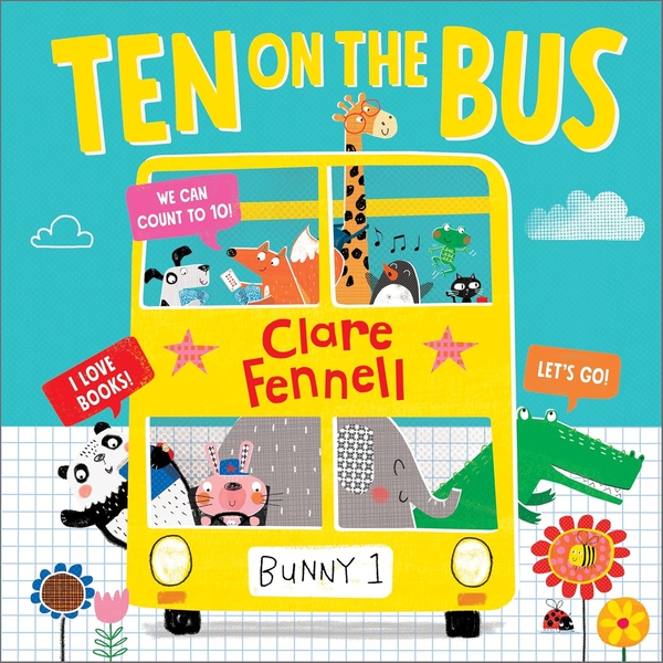 Паперова книга «Ten on the Bus», автор Клер Феннел - фото №1