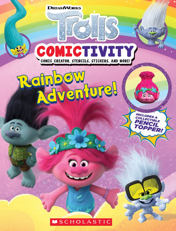 Паперова книга «Trolls. Comictivity. Rainbow Activity!», автор Андреа Тауерс - фото №1