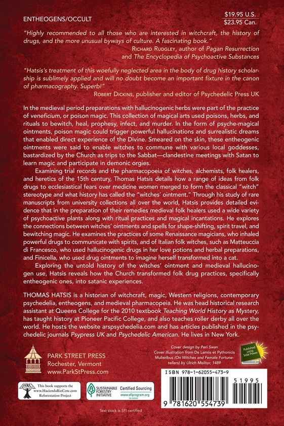 Бумажная книга « The Witches' Ointment: The Secret History of Psychedelic Magic», автор Томас Хацис - фото №1