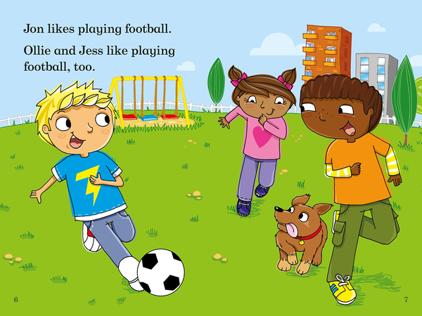 Бумажная книга «Ladybird Readers. Level 1. Jons Football Team» - фото №1