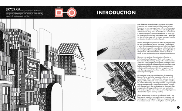 Бумажная книга «Extreme Labyrinths - Cityscapes: 50 mazes to get lost in», автор Томас Рэдклифф - фото №1