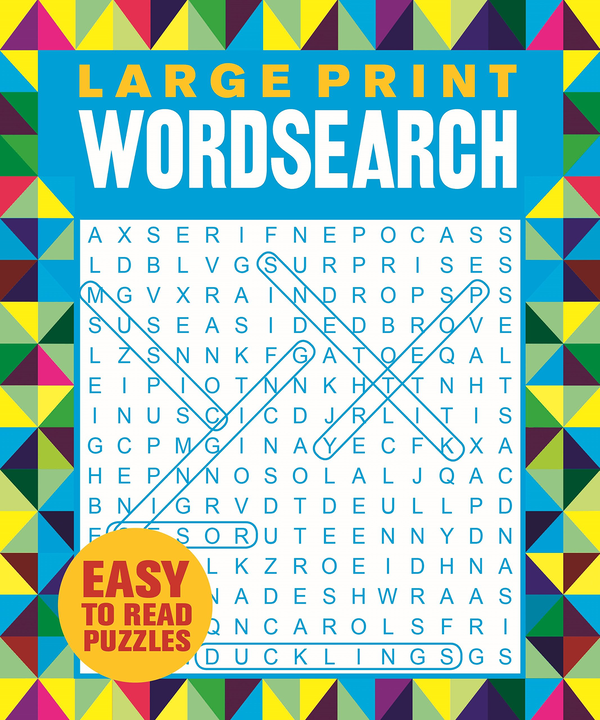 Бумажная книга «Large Print Wordsearch», автор Эрик Сондерс - фото №1