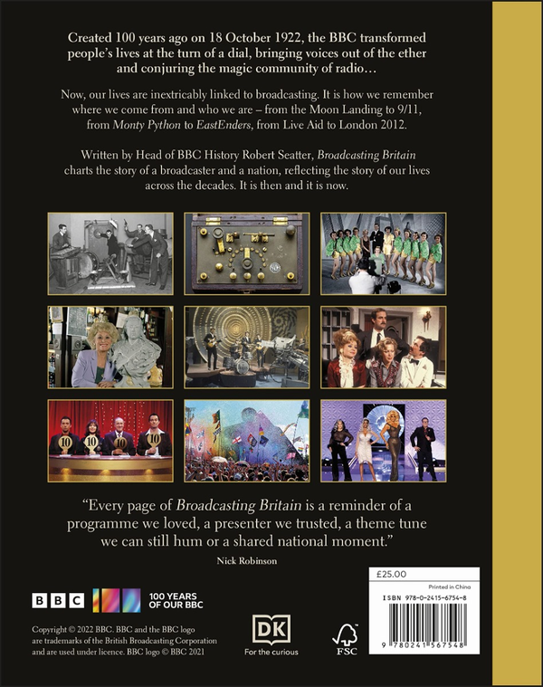 Бумажная книга «Broadcasting Britain. 100 Years of the BBC», автор Роберт Ситтер - фото №1