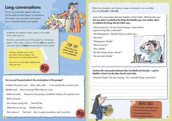 [object Object] «Roald Dahl’s Creative Writing with Matilda. How to Write Spellbinding Speech» - фото №5 - миниатюра
