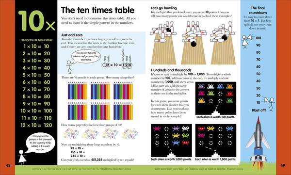 Бумажная книга «Help Your Kids With Times Tables», автор Кэрол Вордерман - фото №1