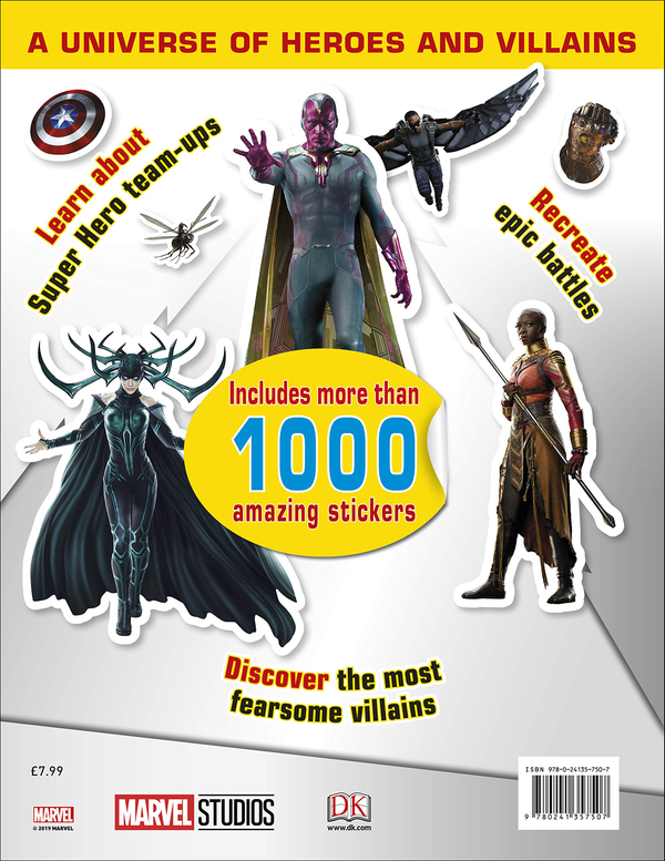 [object Object] «Marvel Studios Ultimate Sticker Collection. With more than 1000 stickers» - фото №2 - миниатюра