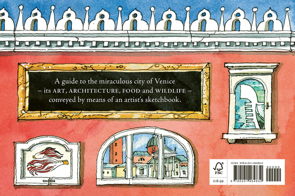Бумажная книга «Venice. A Sketchbook Guide», автор Мэтью Райс - фото №1