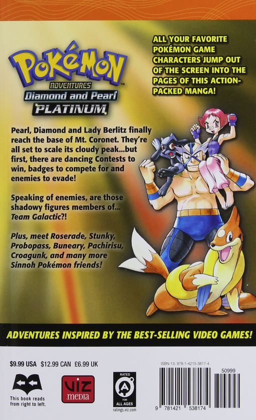 Бумажная книга «Pokemon Adventures Diamond & Pearl / Platinum Box Set (Volumes 1-11)», автор Хидэнори Кусака - фото №1