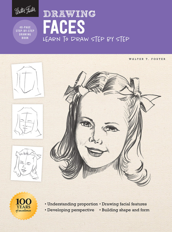 Паперова книга «Drawing. Faces», автор Уолтер Фостер - фото №1