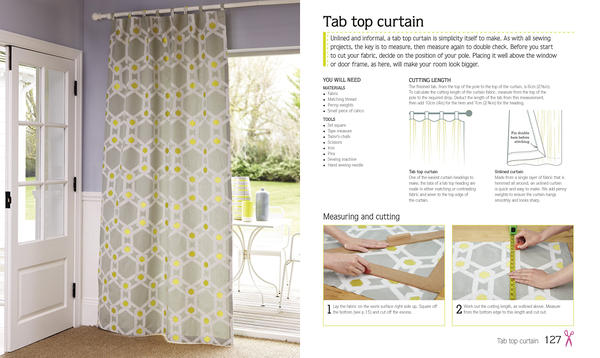 Паперова книга «Cushions, Curtains and Blinds Step by Step. 25 Soft-Furnishing Projects for the Home» - фото №1