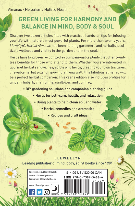 Паперова книга «Llewellyn's 2021 Herbal Almanac» - фото №1