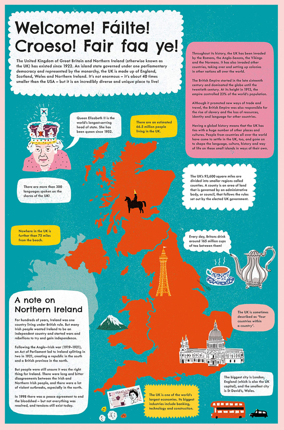 Бумажная книга «The Big Book of the UK. Facts, folklore and fascinations from around the United Kingdom», автор Имоджен Рассел Уильямс - фото №1